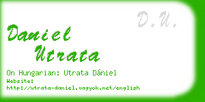 daniel utrata business card